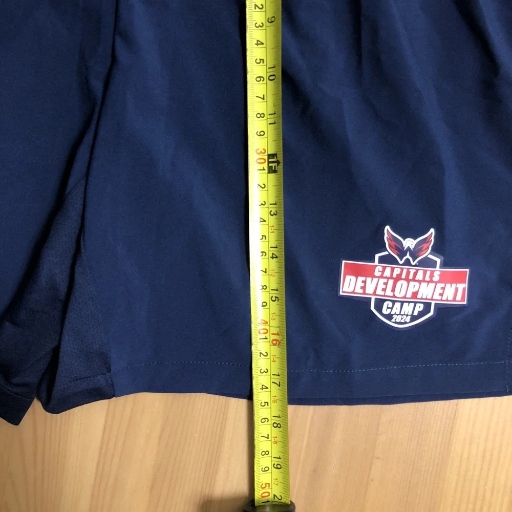 Fanatics NHL Washington Capitals 2024 Development Camp Game Shorts Sz L Navy